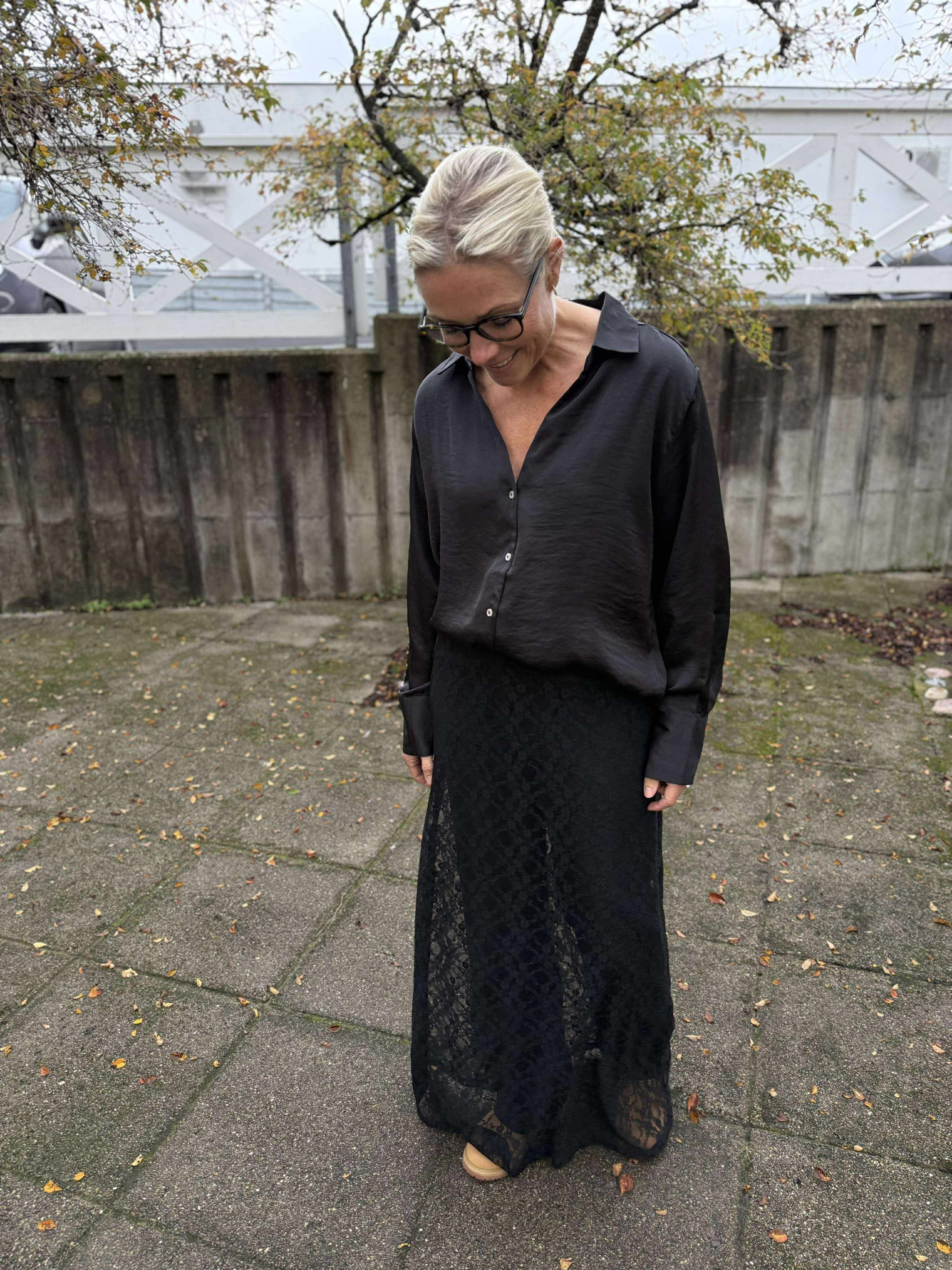 VMCAROLINE Long Skirt - Black